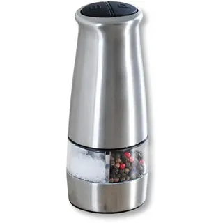 KESPER Salz-/Pfeffermühle 17,5 cm Silber befüllt