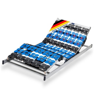Lattenrost Cloud KF M, CUBEsleep, Kopfteil elektrisch verstellbar, Fußteil elektrisch verstellbar, Kabel-Fernbedienung, Vergleichssieger, Made in Germany 80 cm x 200 cm x 8.5 cm