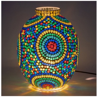 Signes Grimalt Tischleuchte Orientalische Mosaik Lampe, Tischlampe, Nachttischlampe Ref.: 12, ohne Leuchtmittel