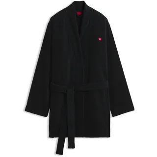 Hugo Terry Gown Bademantel Schwarz XL