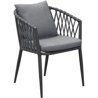 LC Garden Sunrepo Stapelstuhl 56 x 60 x 78 cm Grau