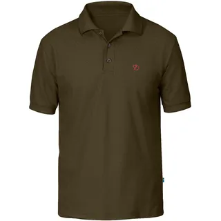 Fjällräven Herren Crowley Piqué T-Shirt (Größe XS, oliv)
