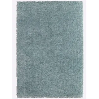 Teppich HEINE HOME Teppiche Gr. B/L: 180 cm x 120 cm, 40 mm, 1 St., blau (bleu) Esszimmerteppiche