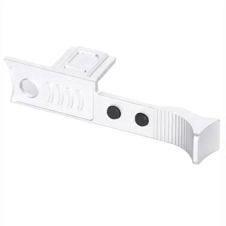 OURHZTB Metall-Blitzschuh-Griff für Leica Q3 Q2, Daumengriff aus Aluminiumlegierung mit Blitzschuh-Abdeckung, Daumenstütze, Halterung für Leica Q2 Q3 Kamera-Zubehör (Silber)