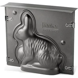 Zenker Vollbackform Hase für Ostern - 600 ml Füllvolumen - 3D Kuchenform mit Antihaftbeschichtung mit Osterhase als Motiv zum backen - Leckere Deko