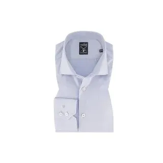 van Laack Herren Hemd blau, blau, NOS