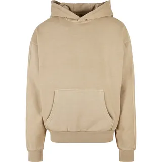 URBAN CLASSICS Heavy Terry Garment Dye Kapuzenpullover Union Beige M