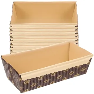 Omgoods – 25 Stück Einweg-Backformen für Brot und Kuchen – aus Wellpappe