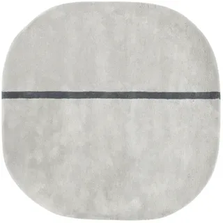 Normann Copenhagen - Oona Teppich, 140 x 140 cm, grau