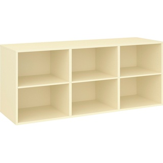 Hammel Furniture Sideboard Keep by Hammel Modul 005, 3 feste Einlegeböden, Wandmontage/ stehend montierbar, Breite 133,8 cm gelb