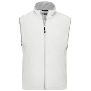 Men's Softshell Vest Trendige Weste aus Softshell weiß, Gr. XXL