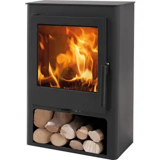 PANADERO Kaminofen »Garda«, schwarzmetallic, Stahl, 5,9 kW