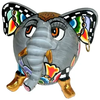 Toms Company Deko-Elefant Hathi Stein, Marmor, Granit Grau