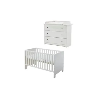 Babyzimmer 2er-Set  Thilo , weiß , Maße (cm): B: 260 H: 190