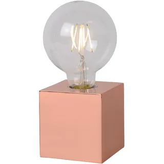 Lucide CUBICO - Tischlampe - Ø 9,5 cm - LED - E27 - 1x5W 2700K - Kupfer