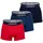 Boxershorts Blau Rot L