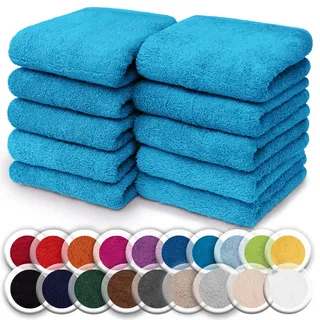 NatureMark Handtuchset 10-tlg. türkis