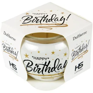 HS Candle Duftkerze Birthday 1 St. rosa