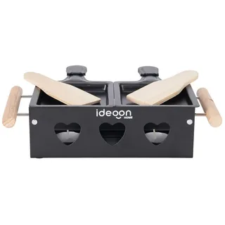 shop'n smile ideoon Raclette-Teelicht für 2 Personen schwarz