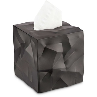 Essey Papiertuchbox, Kosmetiktücherbox Wipy Cube I, Maße 13x13x13 cm schwarz Klein AG