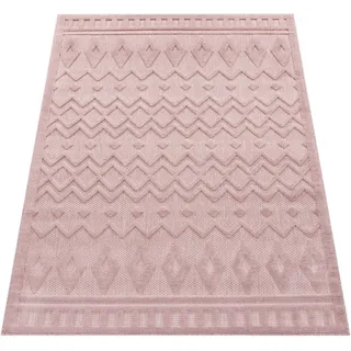 Paco Home Outdoorteppich, Pink, Textil, Rechteckig, 160x220 cm, strapazierfähig, für Fußbodenheizung geeignet, Teppiche & Böden, Teppiche, Outdoorteppiche