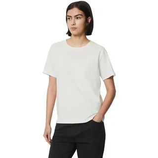 Marc O'Polo Denim Damen, T-Shirt aus Bio-Baumwolle Regular Fit, weiß (egg White), XL - XL