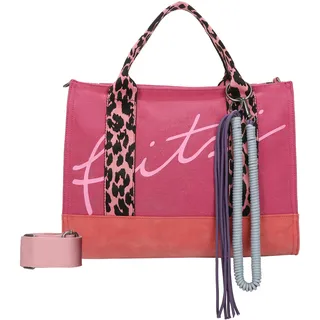 Fritzi aus Preußen Tote Bag Limited Summer Leo Pink Fruity Shopper Baumwolle/Pink