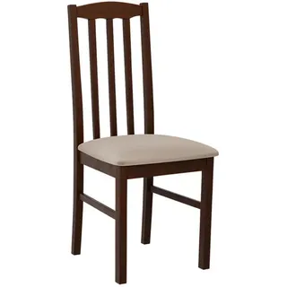Mirjan24 Stuhl Bos XII Polstersitz beige