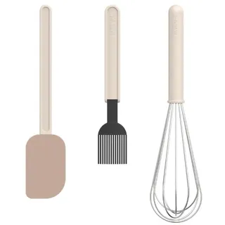 Mepal Backset 3-teilig Teigschaber + Backpinsel + Schneebesen grün