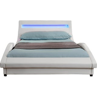 HTI-Living, Bett, Bett mit LED-Licht 90 x 200 cm Nick (90 x 200 cm)