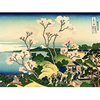 Artery8 Hokusai 36 Views Fuji Goten Yama Hill Woodblock Japan Unframed Wall Art Print Poster Home Decor Premium Aussicht Holz Wand Zuhause Deko