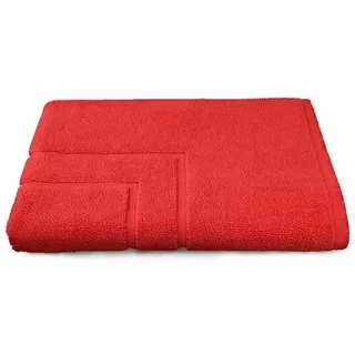 grace grand spa Badematte, Höhe 1 mm, Baumwolle, mit trittfester Struktur rot
