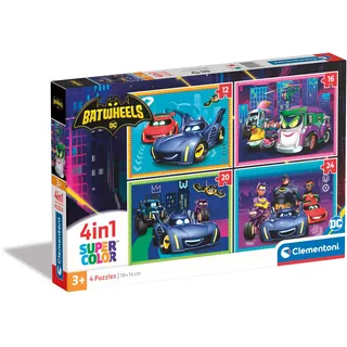 CLEMENTONI Batwheels 4 in 1 12/16/20/24 Teile