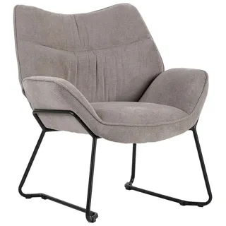 bene living Sessel Aliano 72 x 76 x 72 cm Grau