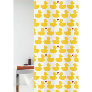GRUND Duschvorhang Happy Spring 180 x 200 cm gelb