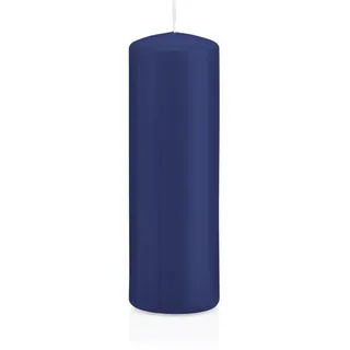 Wiedemann Kerzen Stumpenkerzen Dunkelblau 150 x Ø 50 mm, 24 Stück, rußarm, tropffrei