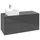 Waschbeckenunterschrank 120 x 55 cm Glossy Grey