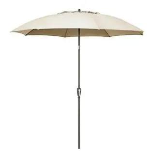 Dehner Sonnenschirm Paros, rund, ca. Ø250 cm, Creme