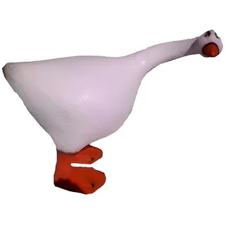 JVmoebel Tierfigur Lebensgroße Enten-Dekorationsstatue aus Kunststoff für den Garten (Skulptur A201-65cm), Made in Europa