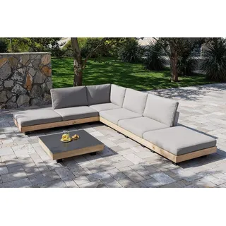 OUTFLEXX Gartenlounge-Set grau