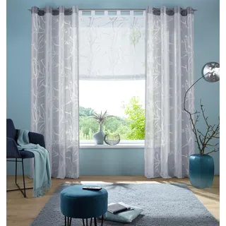 OTTO home Raffrollo Schlaufen 45 x 130 cm Weiß