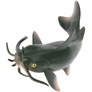 Toyvian Wels-Spielzeug-Ornament Simuliertes Gefälschtes Fischmodell Welsornament Tabletop- Fischschmuck Fischimitat Als Spielzeug Echte Fische Leben Toy Fish Kind Meeresfisch Plastik Tier