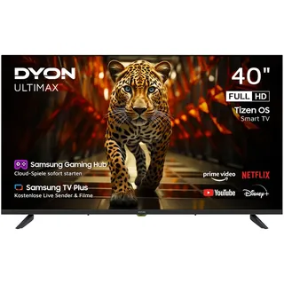 DYON Ultimax 40F-TI Smart LED TV 40 Zoll (100 cm), 1.920 x 1.080 Full-HD, Samsung TV Plus, Samsung Gaming & Smart Hub, Triple Tuner, CI+, LAN & WiFi