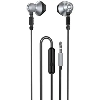 DUDAO Metal Wired Earbuds 3.5mm Mini Jack Grau X2C-Grau