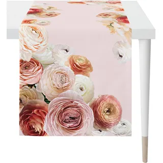 APELT Tischläufer HAPPY VALENTINE, rose 48x140 cm (510848)
