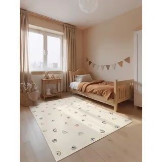 HANSE HOME Ravi Kinderteppich 120 x 170 cm Beige/Creme