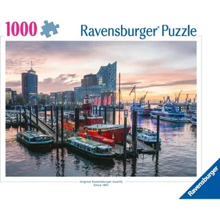 Ravensburger Puzzle Hamburgs Lichtermeer 1000 Teile 70 x 50 cm