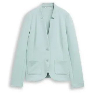 Tom Tailor Damen 1038703 Basic Ottoman Blazer mit Taschen, 38784 - Blue Haze, M