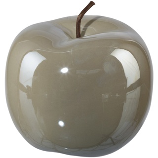 Deko-Apfel PEARL EFFECT (DH 15x12.50 cm) DH 15x12.50 cm grau - grau