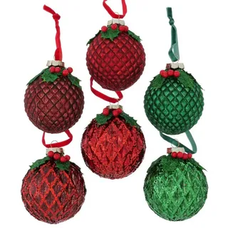 BOLTZE Weihnachtsbaumkugel Fionn Weihnachtskugel 8cm sortiert (1Stück)